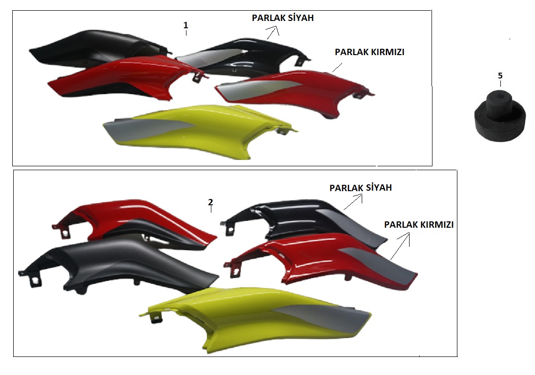 BAJAJ DOMİNAR D 250 SELE ALTI PANEL SAĞ