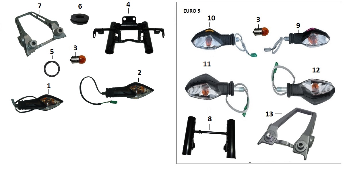 BAJAJ PULSAR NS125 ABS SİNYAL ÖN SAĞ - 2