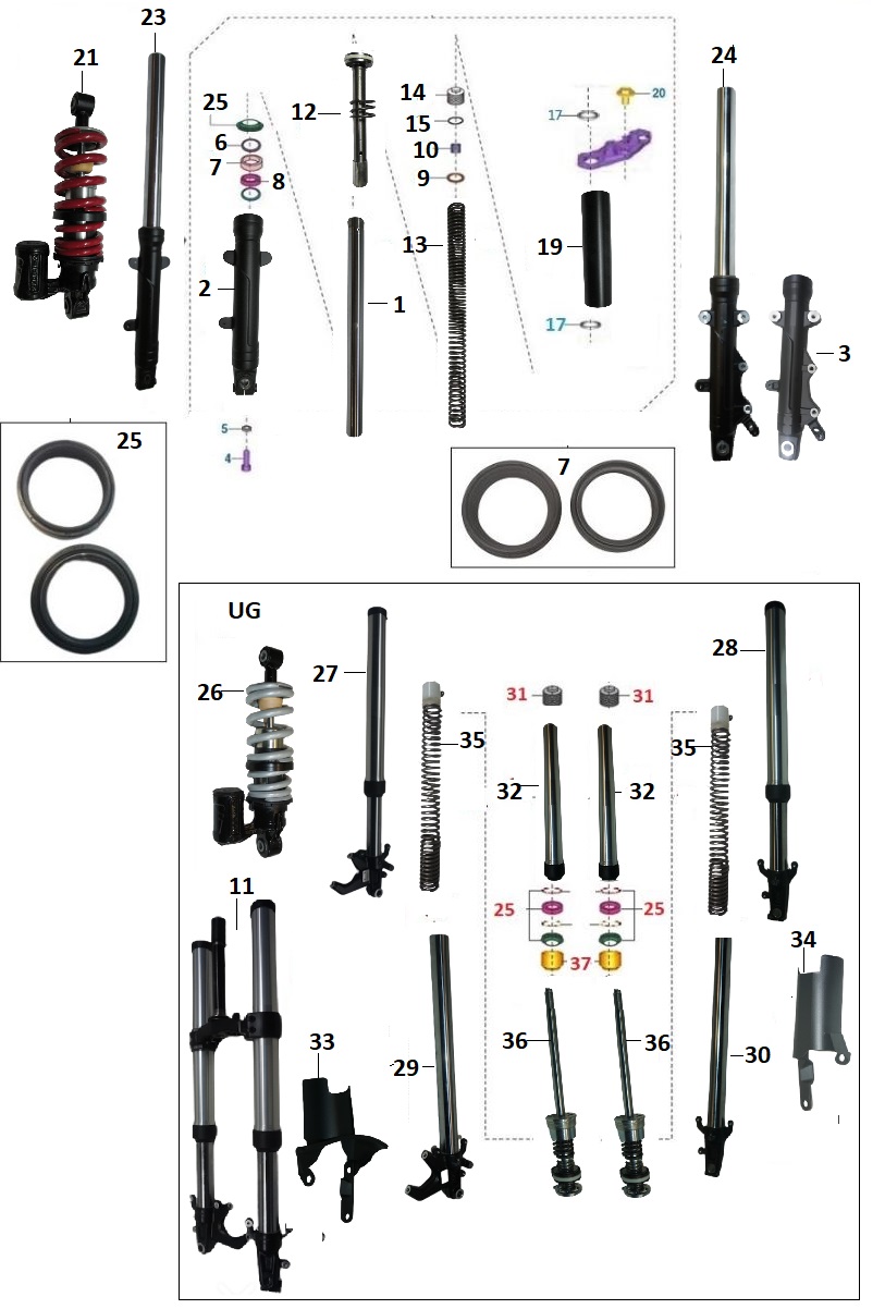 BAJAJ DOMİNAR 400 TAPA ORİNGİ Ø 34X3,5 - 2