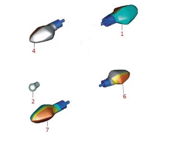 BAJAJ DISCOVER 150F SİNYAL ÖN SOL
