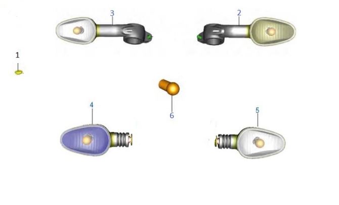 BAJAJ V15 SİNYAL ARKA SOL