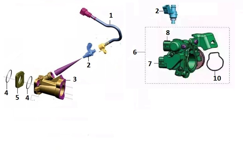 BAJAJ PULSAR NS 125 CBS ENJEKSİYON  KOMPLE