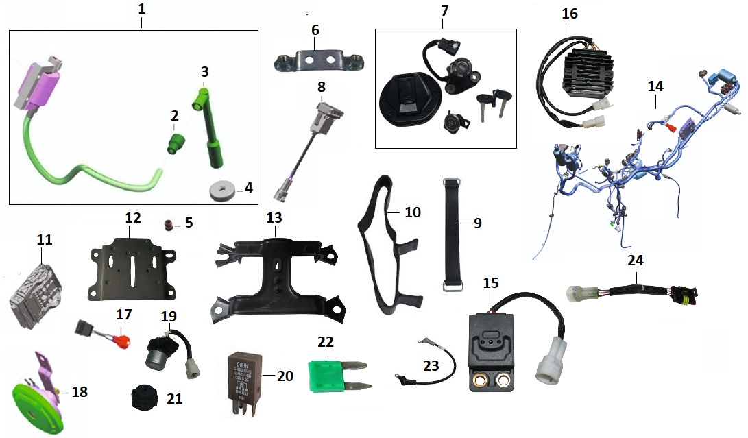 BAJAJ PULSAR NS 400 KABLO TAKIMI