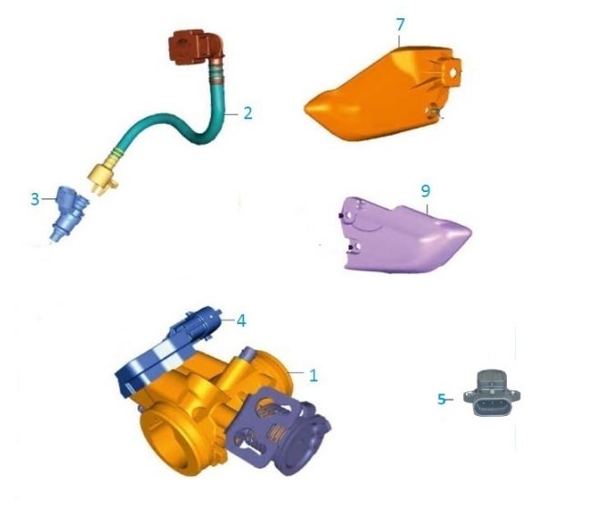 BAJAJ V15 BASINÇ SENSÖRÜ  MAP - 2
