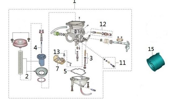 BAJAJ AVENGER STREET 150 KARBÜRATÖR ARA MANİFOLDU