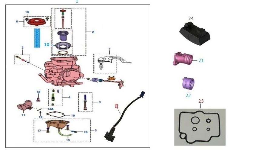 BAJAJ DISCOVER 125ST KARBÜRATÖR GAZ PİSTONU  TAKIM