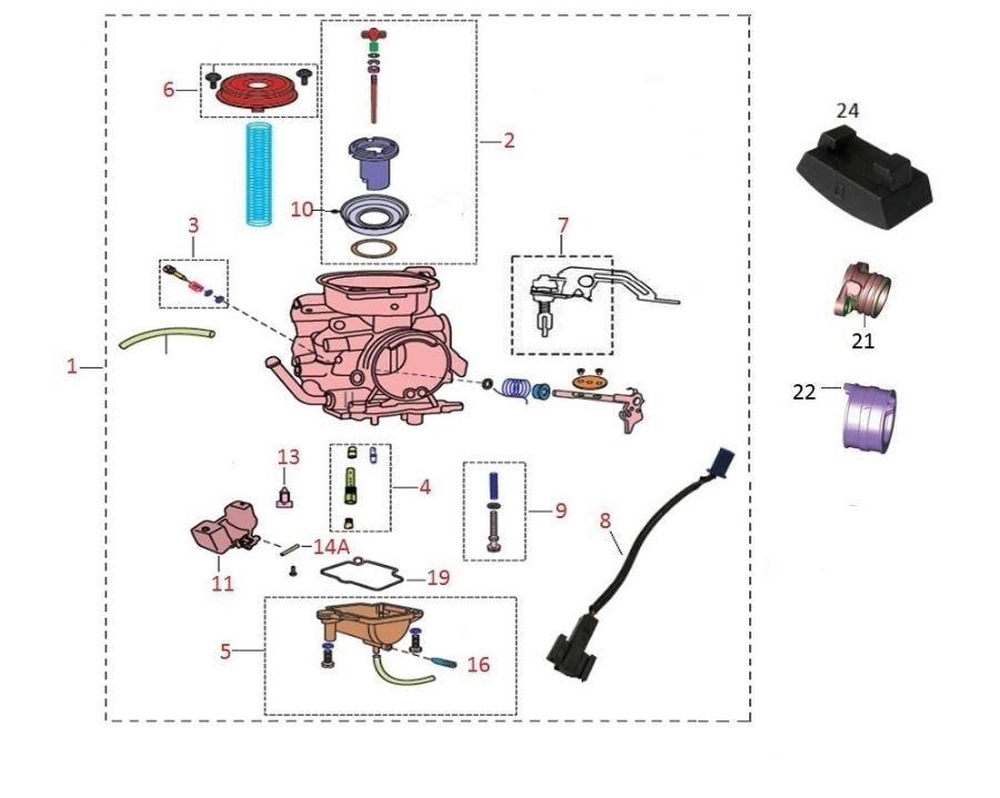 BAJAJ DISCOVER 150F KARBÜRATÖR GAZ PİSTONU  TAKIM