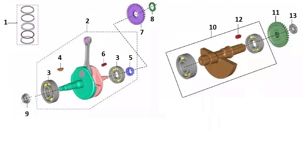 BAJAJ PULSAR NS 125 CBS BALANS DİŞLİSİ - 2