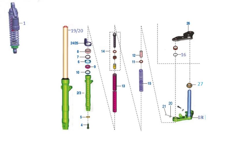 BAJAJ V15 AMORTİSÖR PULU ALT - 2