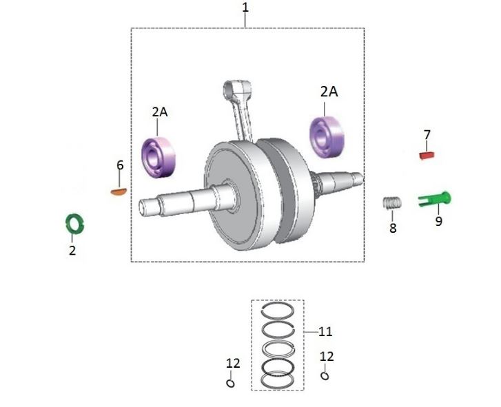 BAJAJ DISCOVER 150S KRANK KAMASI - 2
