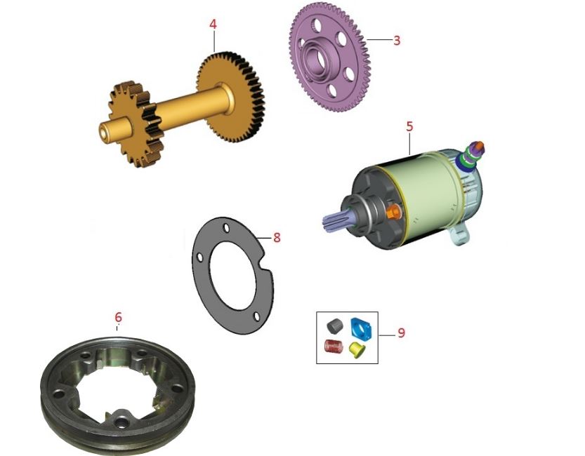 BAJAJ DISCOVER 125ST İLK HAREKET PLAKA SABİTLEME PİMİ