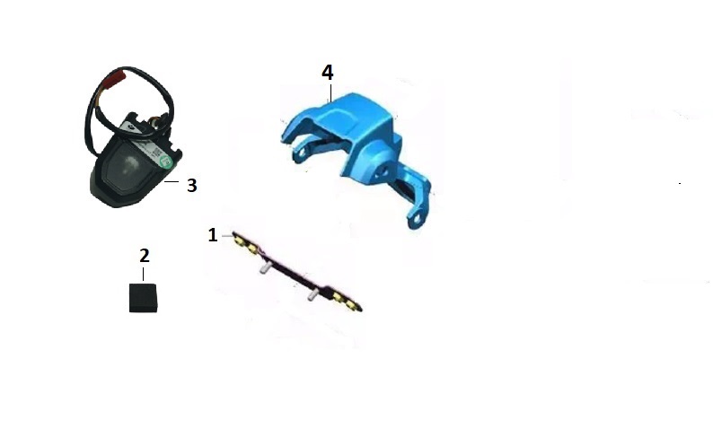 BAJAJ PULSAR NS 125 CBS LASTİK TAKOZ ARKA - 2