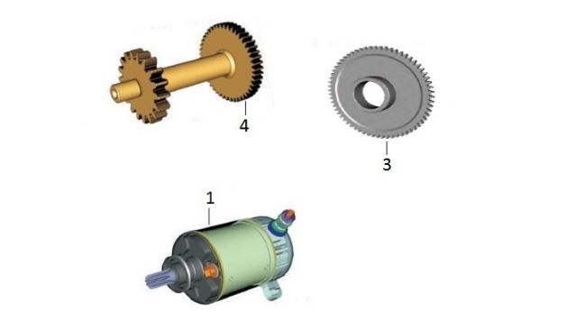 BAJAJ DISCOVER 150S MARŞ MOTORU - 2