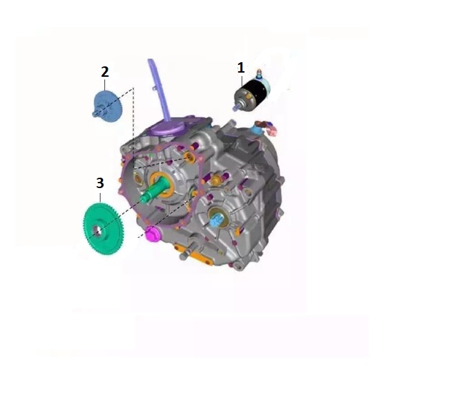 BAJAJ PULSAR NS 125 CBS MARŞ MOTORU - 2