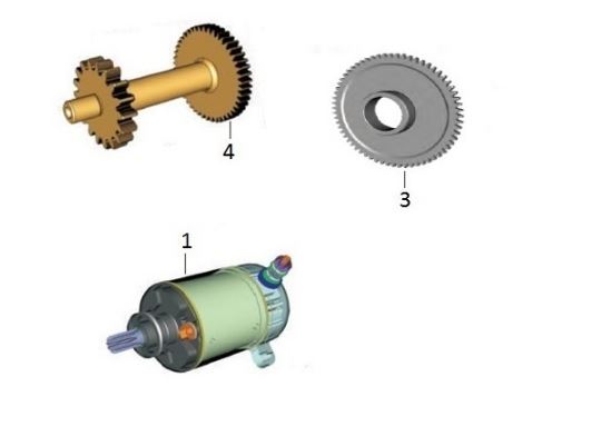 BAJAJ DISCOVER 150F MARŞ MOTOR DİŞLİSİ