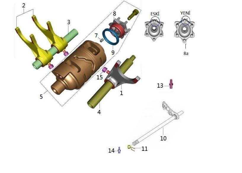 BAJAJ AVENGER STREET 150 VİTES HİLAL BURCU