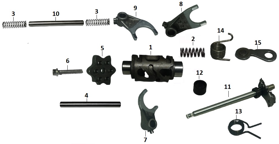 BAJAJ PULSAR N 160 UG VİTES HİLALİ  1 - 2