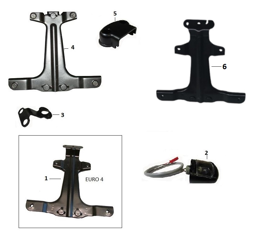 BAJAJ PULSAR NS200 UG PLAKA LAMBASI ARKA - 2