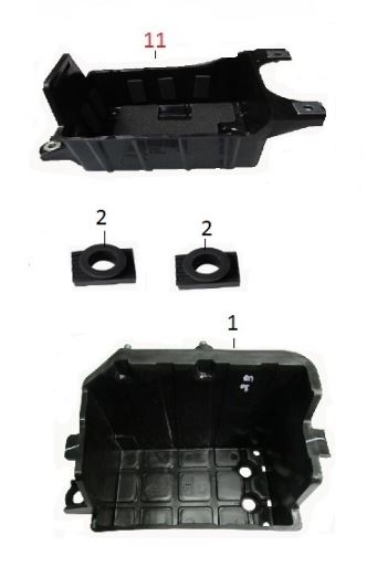 BAJAJ PULSAR NS200 UG AKÜ KUTUSU PLASTİĞİ - 2