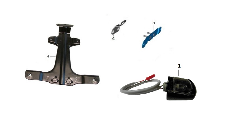 BAJAJ PULSAR N 250 PLAKA LAMBASI ARKA - 2