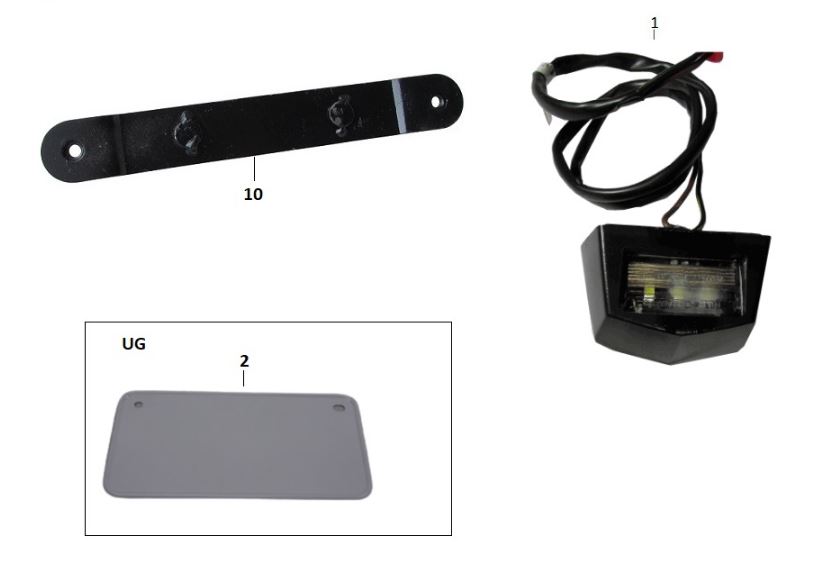 BAJAJ DOMİNAR 400 UG PLAKA LAMBASI - 2