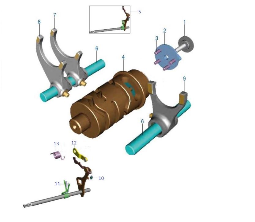 BAJAJ V15 VİTES TARAK YAYI - 2