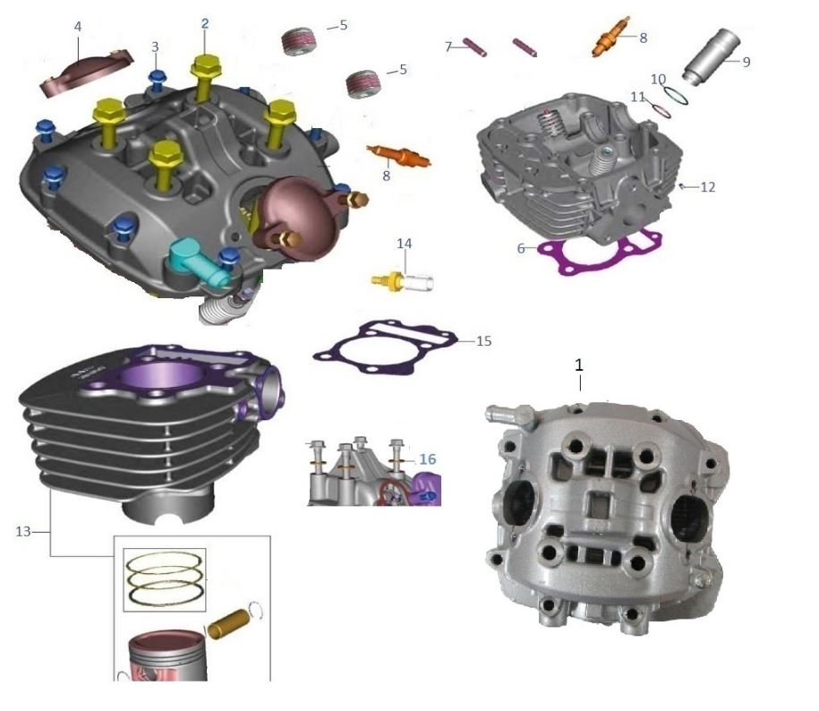 BAJAJ V15 KÜLBÜTÖR KAPAK TAPASI 1/4