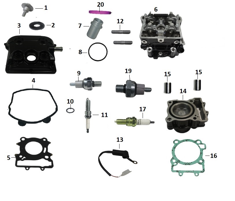 BAJAJ DOMİNAR D 250 SİLİNDİR CONTASI ALT - 2