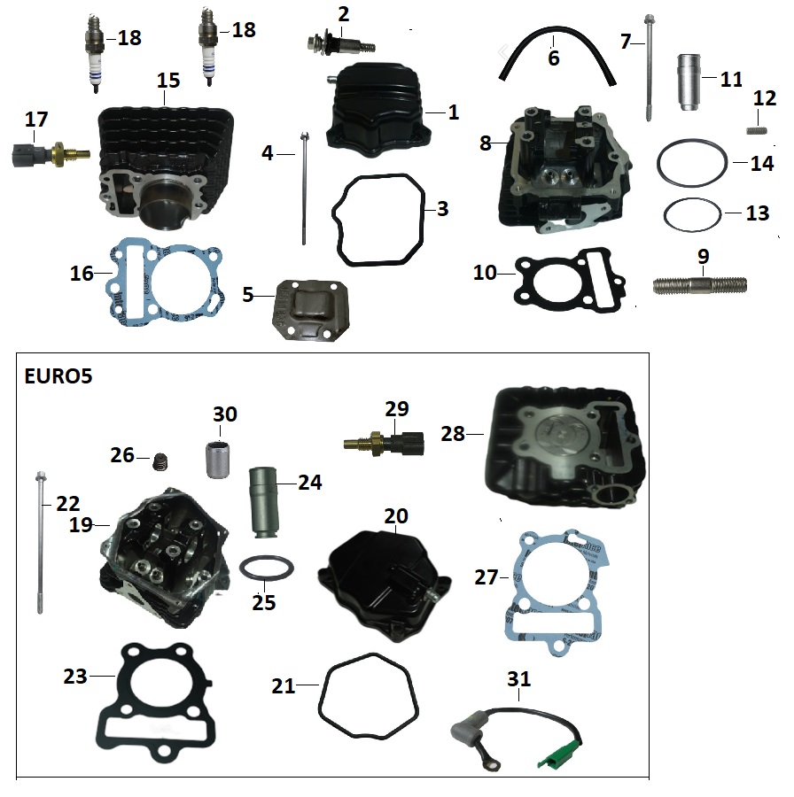BAJAJ PULSAR NS125 ABS SİLİNDİR CONTASI ÜST - 2