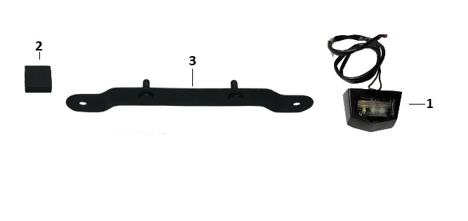 BAJAJ DOMİNAR D 250 PLAKA SACI ARKA - 2