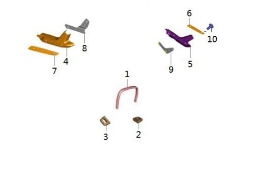 BAJAJ AVENGER STREET 150 DEKORATİF KAPAK ARKA SOL