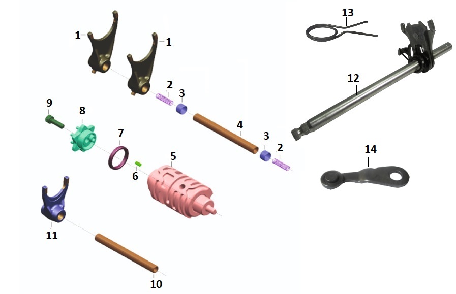 BAJAJ PULSAR NS 400 VİTES YAYI - 2