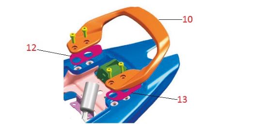 BAJAJ DISCOVER 125ST TUTACAK ARKA