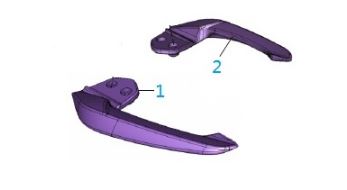 BAJAJ PULSAR AS150 TUTACAK ARKA SAĞ - 2