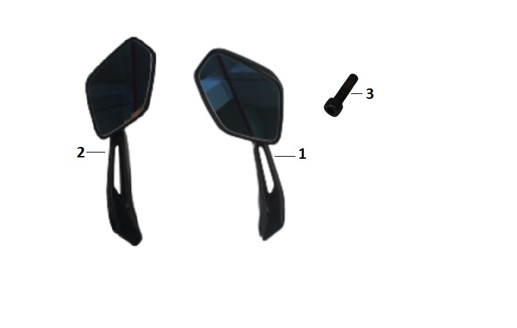 BAJAJ PULSAR NS 400 AYNA SAĞ - 2