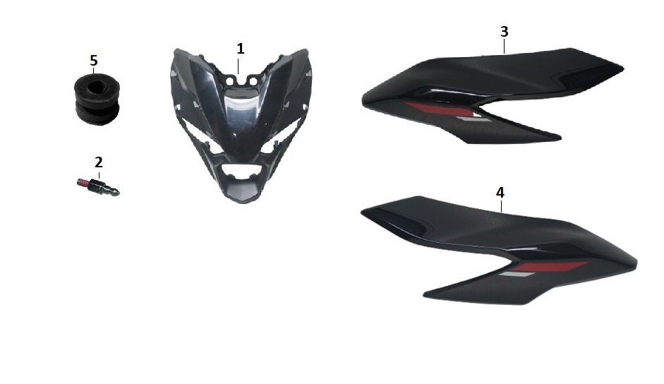 BAJAJ PULSAR N 160 UG FAR MUHAFAZA DEKORATİF KAPAK BAĞLANTI SAĞ - 2