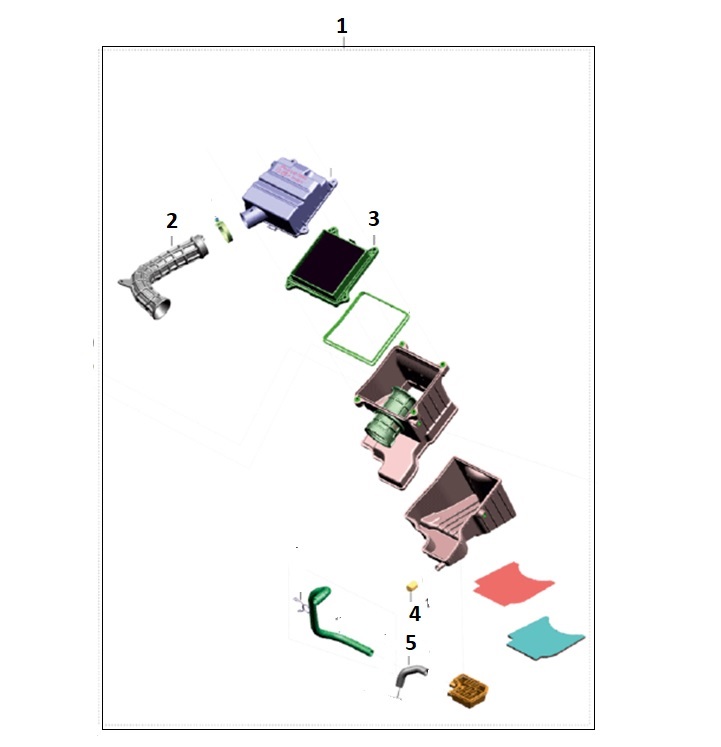 BAJAJ PULSAR NS 400 HAVA FİLTRESİ TAHLİYE HORTUMU  KISA - 2