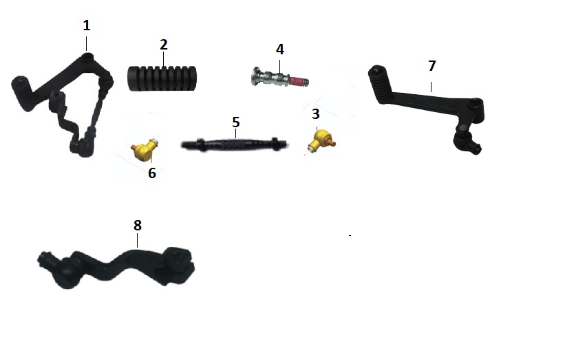 BAJAJ PULSAR NS 400 VİTES PEDAL ROD MİLİ - 2