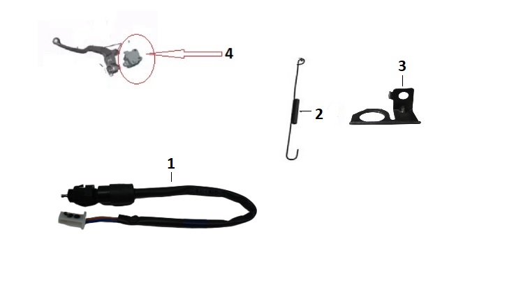 BAJAJ PULSAR NS 400 FREN MÜŞÜR YAYI ARKA - 2