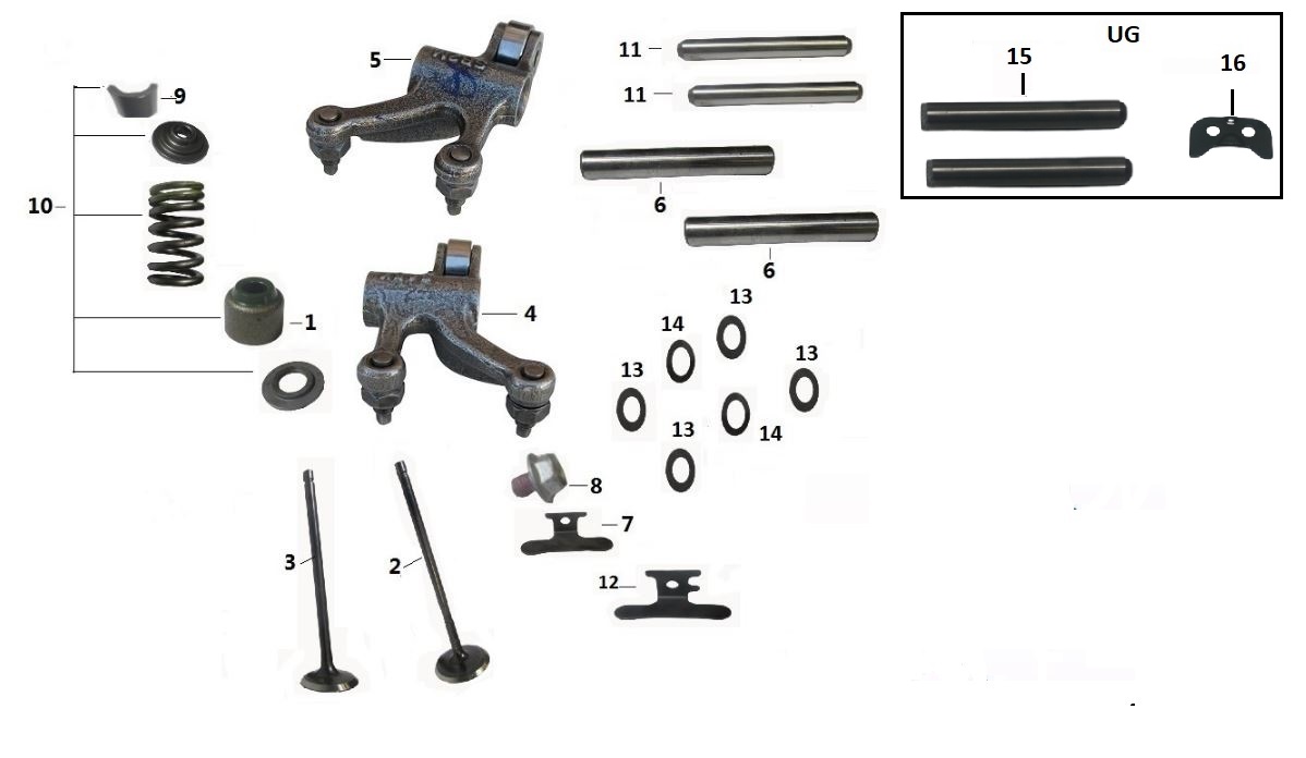 BAJAJ PULSAR NS200 UG EGZOZ SUBABI  29.5mm - 2