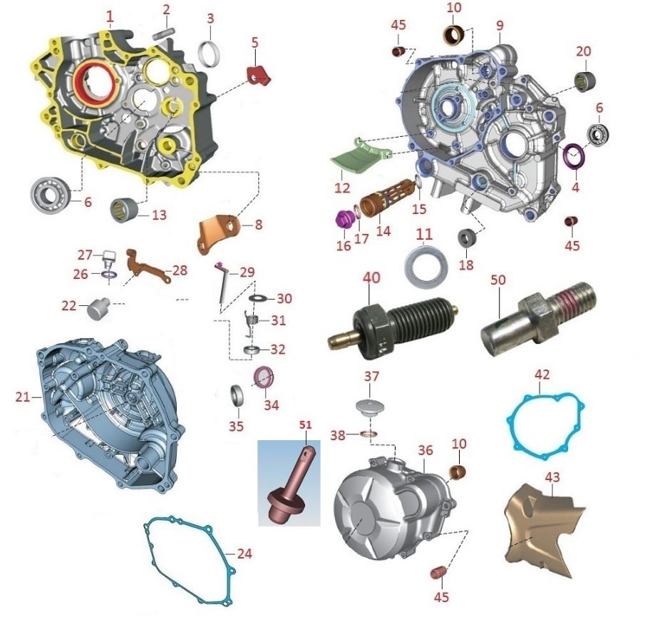 BAJAJ DISCOVER 150S DEBRİYAJ KAPAK BURCU