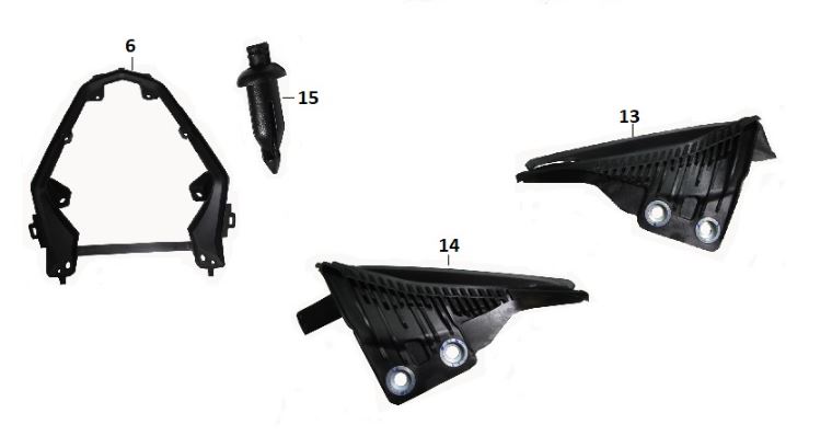 BAJAJ PULSAR RS200 UG TUTACAK ARKA SOL - 2