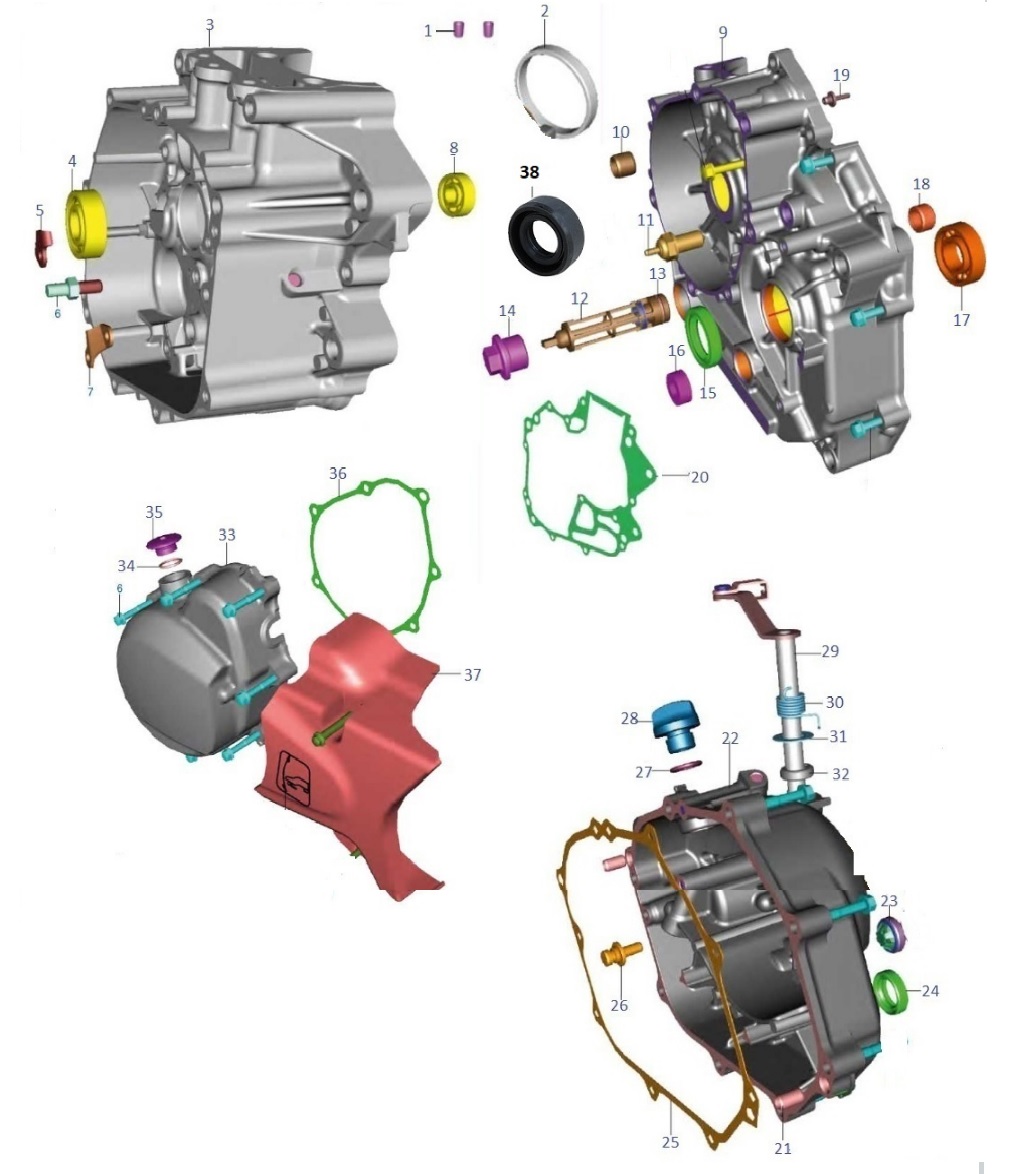 BAJAJ V15 YAĞ DOLDURMA TAPASI - 2