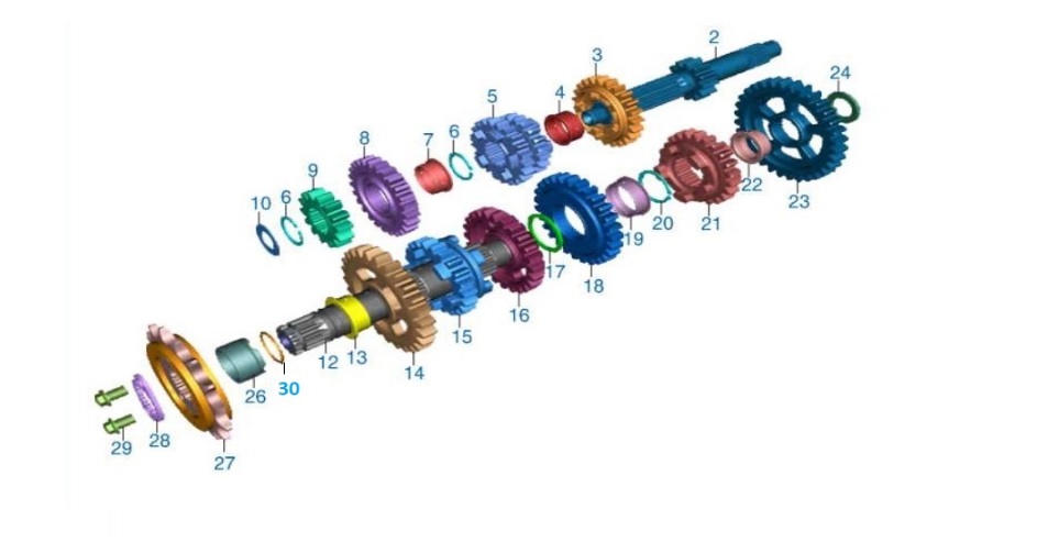 BAJAJ DOMİNAR 400 UG 6.VİTES DİŞLİ - 2