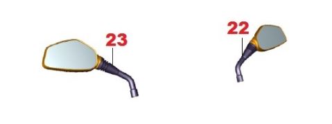 BAJAJ PULSAR AS150 AYNA SAĞ - 2