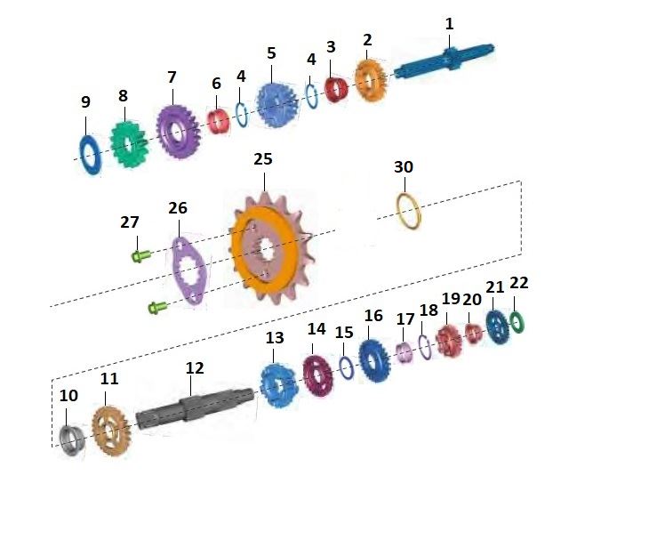 BAJAJ DOMİNAR D 250 5. VİTES DİŞLİ SEGMANI - 2