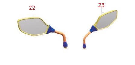 BAJAJ DISCOVER 125ST AYNA SAĞ