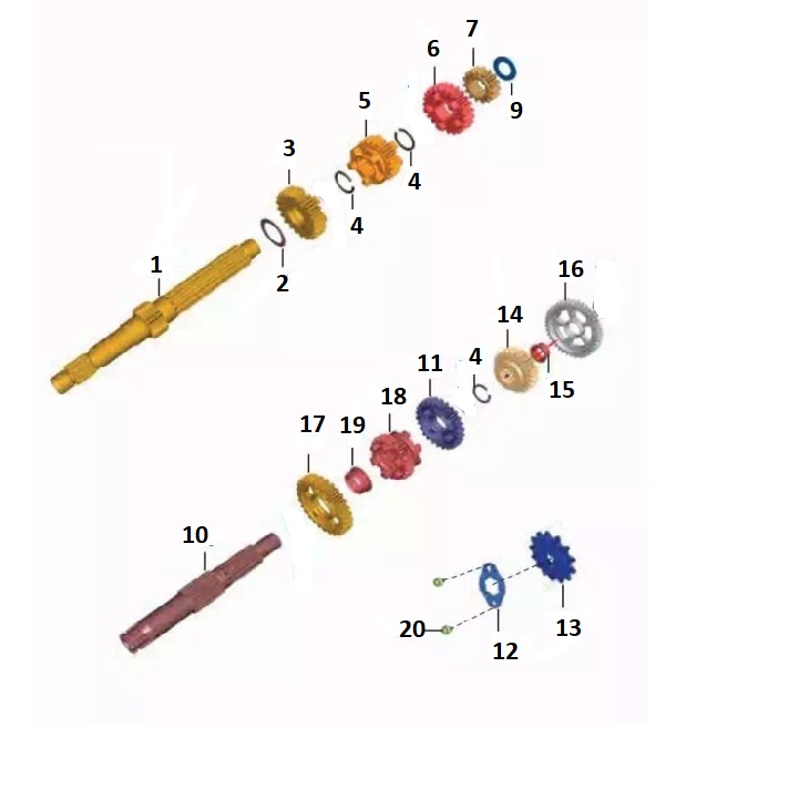 BAJAJ PULSAR N 160 ZİNCİR DİŞLİ PULU ÖN - 2