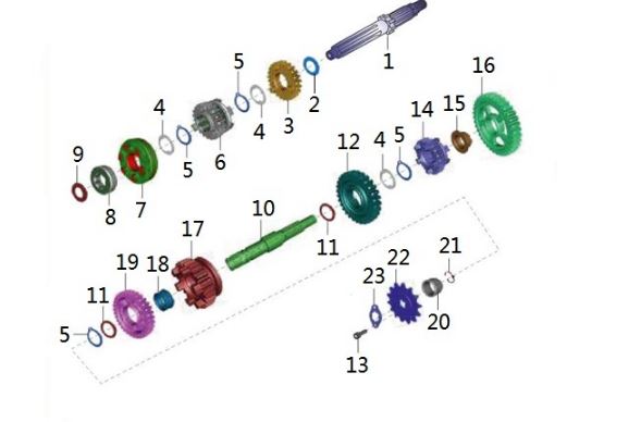 BAJAJ AVENGER STREET 150 4.VİTES DİŞLİSİ
