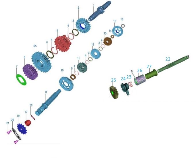 BAJAJ PULSAR N 250 4.VİTES DİŞLİSİ - 2